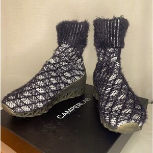 Camper Lab/ Bernhardt Willhelm collab mohair booties